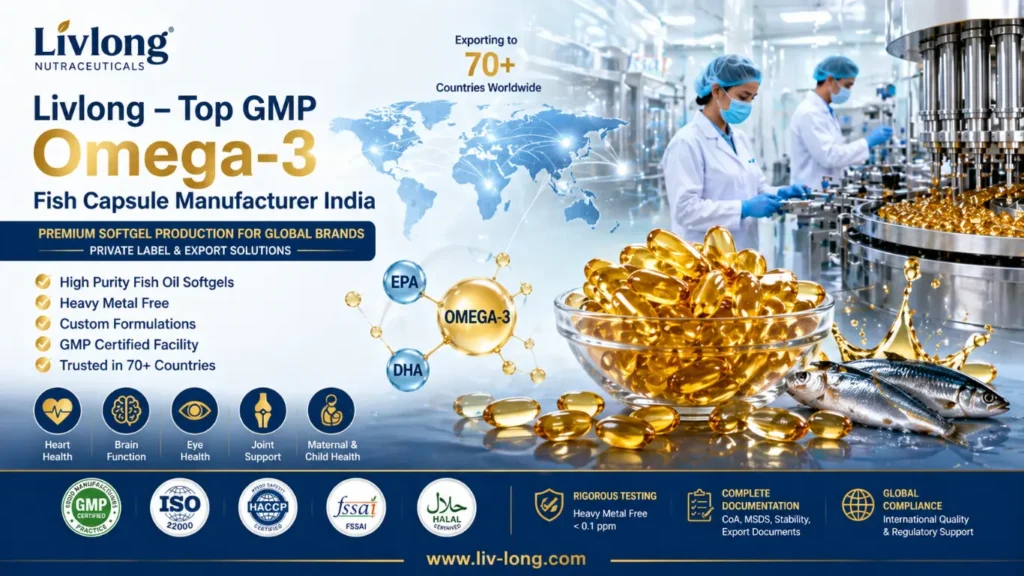 Livlong’s GMP-Certified Softgel Production for Global Brands